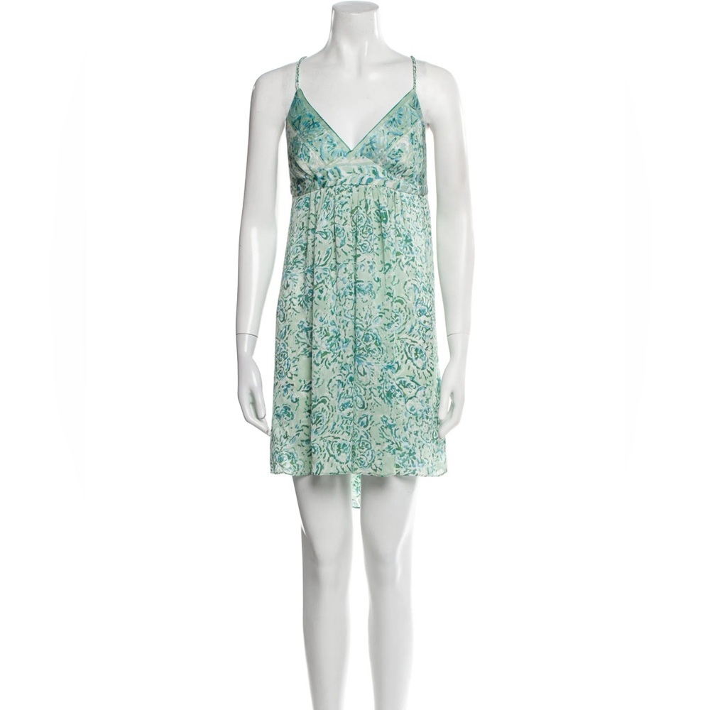 Oscar de la Renta Green Sundress